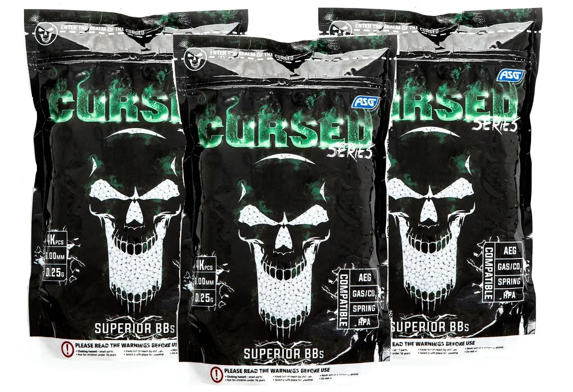 3 Bags of Cursed 0.25g BBs - 12000 BBs - Save €5.98