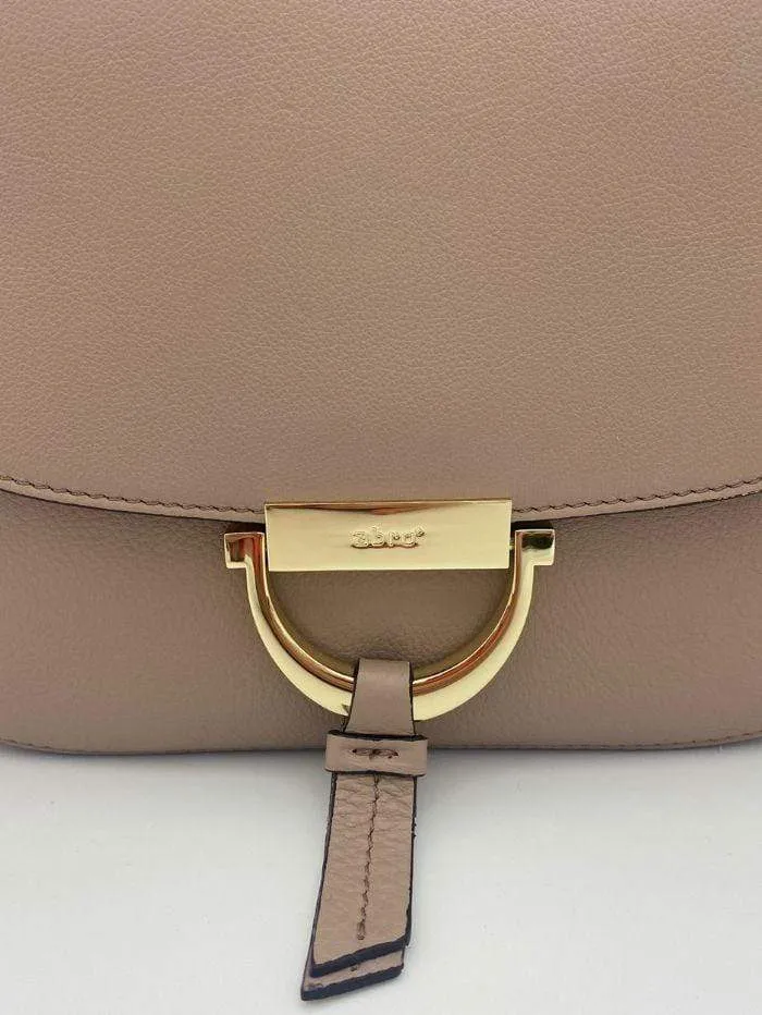 Abro Leather Beige Temi Cross Body Bag 028906-46 0042