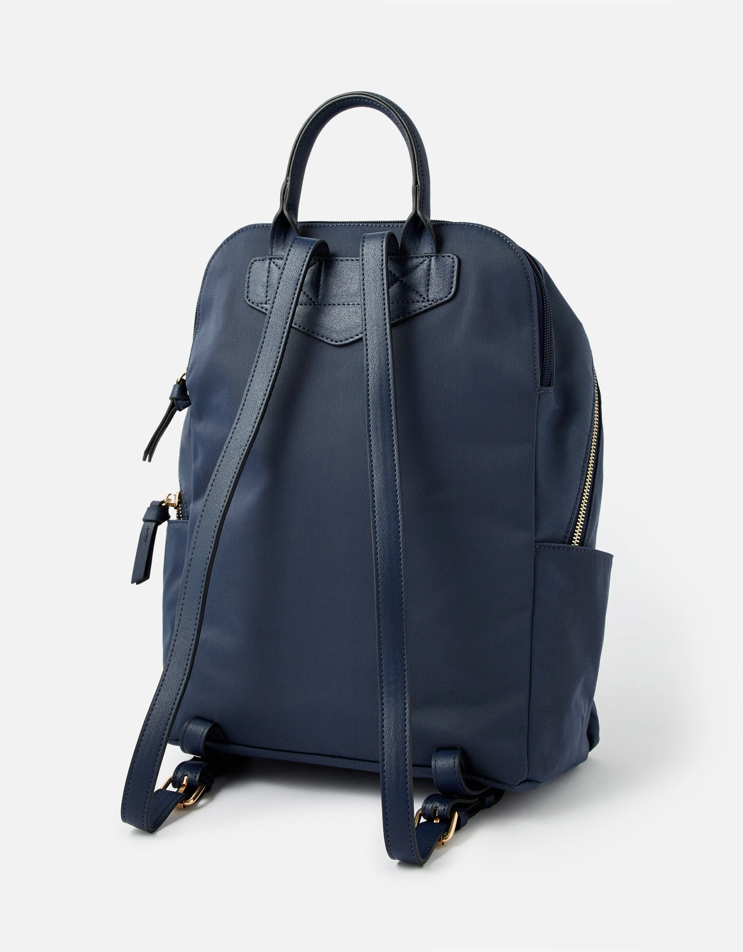 Accessorize London Nell Nylon Backpack Blue