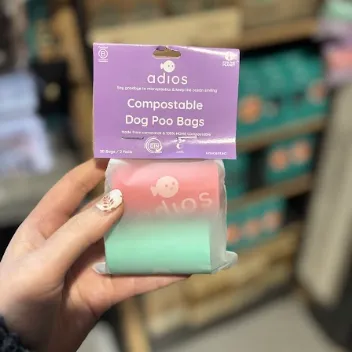 Adios Plastic Compostable Poop Bags