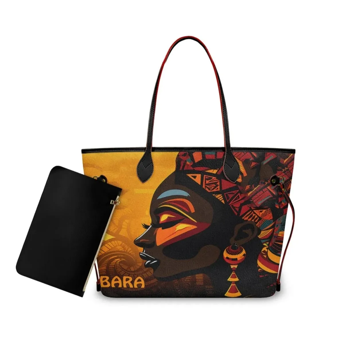 African Girls™ |  Large Leather Tote Bags