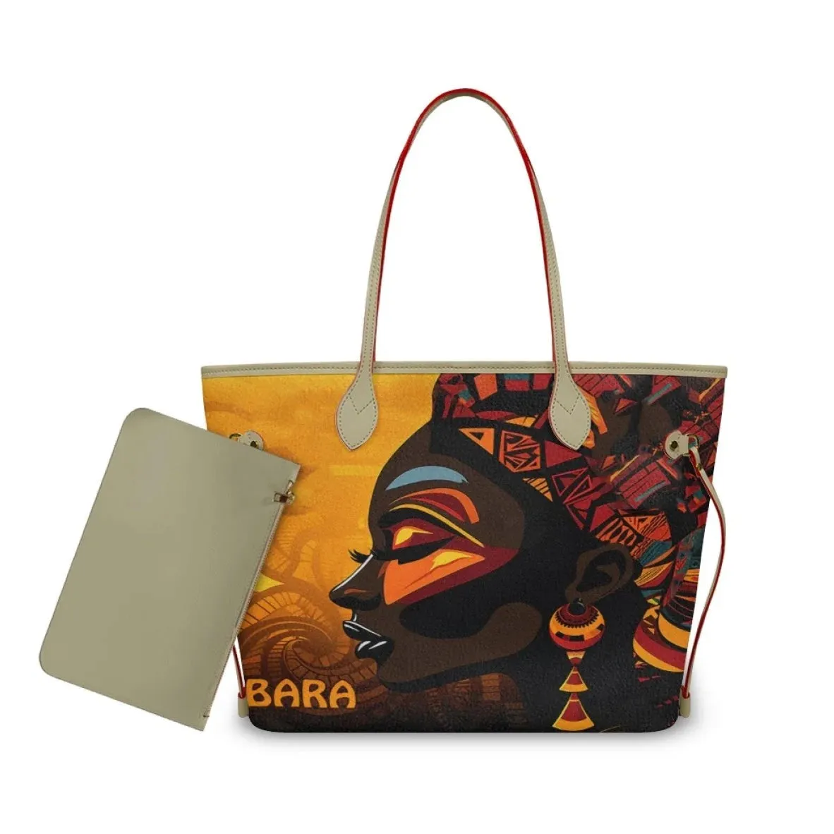 African Girls™ |  Large Leather Tote Bags