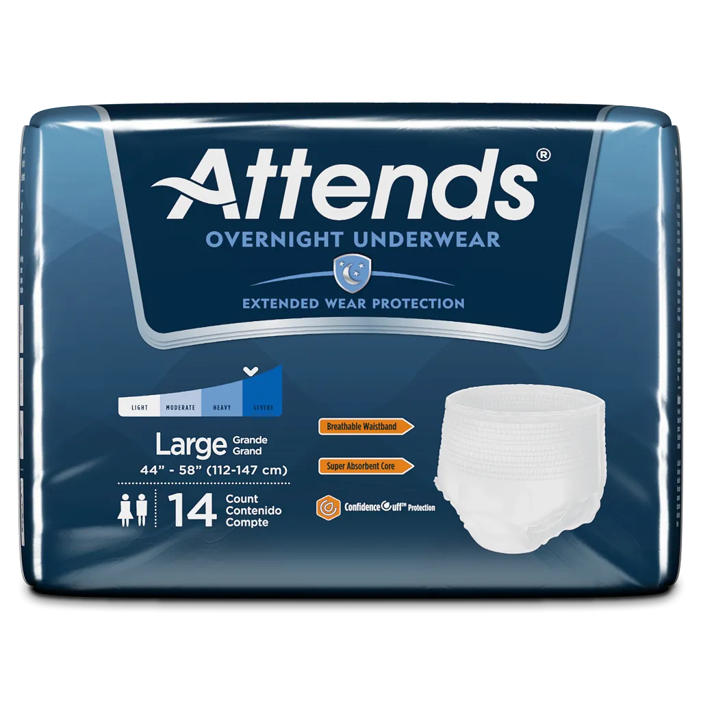 Attends Overnight Incontinence Care Protective Underwear