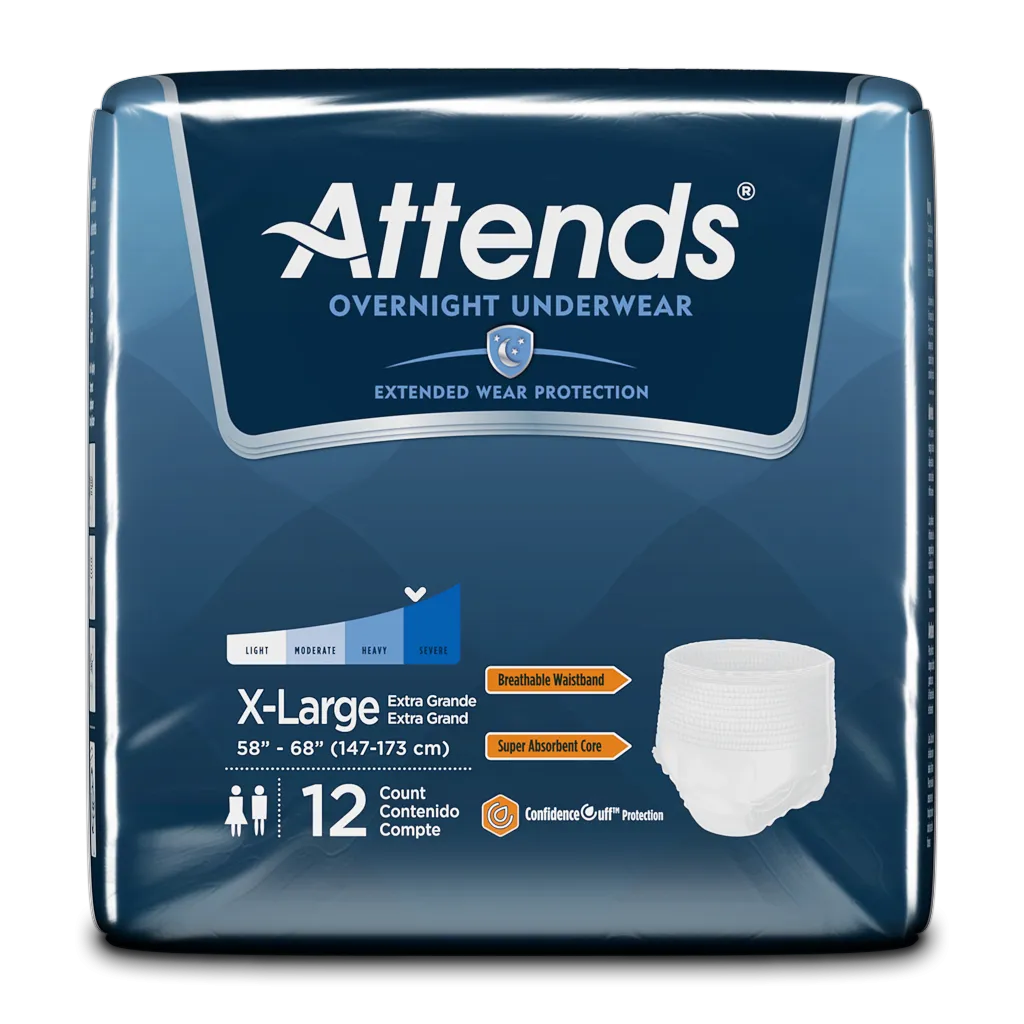 Attends Overnight Incontinence Care Protective Underwear