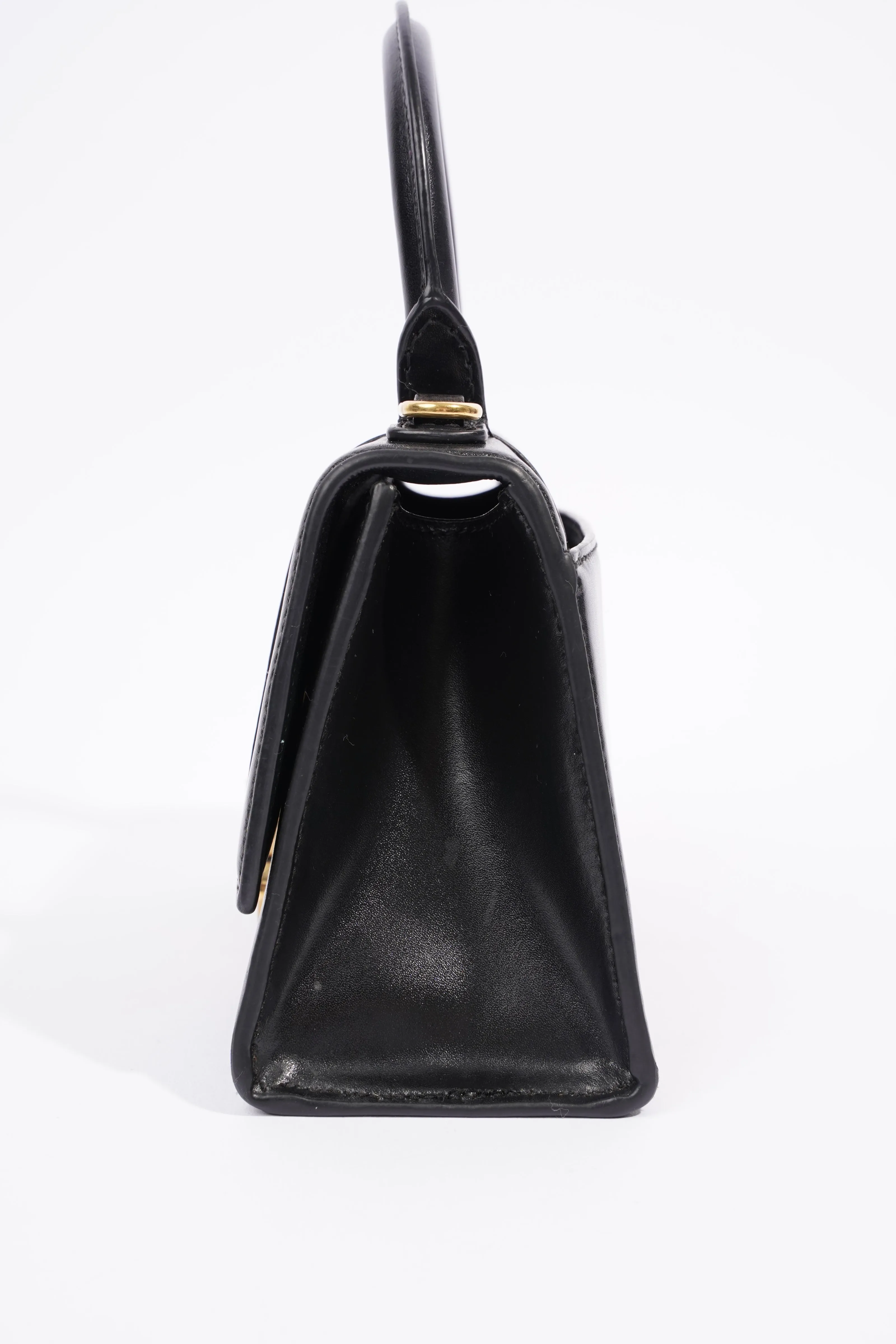 Balenciaga Hourglass Bag Black Leather XS