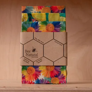 BeeNatural Flowers - Eco Beeswax Wraps