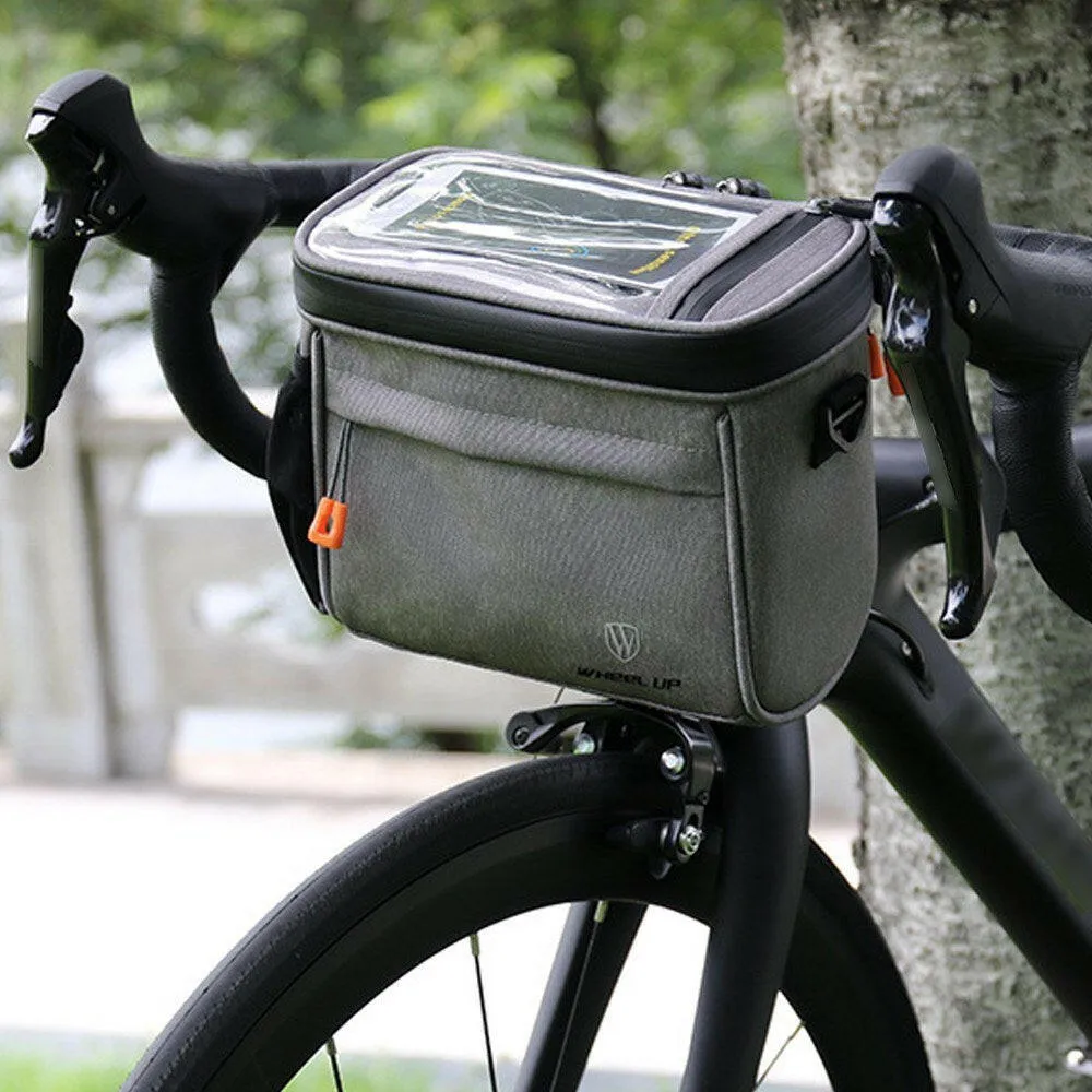 Bicycle Headpack Oblique Crosses Package Touch-Screen Phones Bag Multi-functional Support Front Handlebar Bag