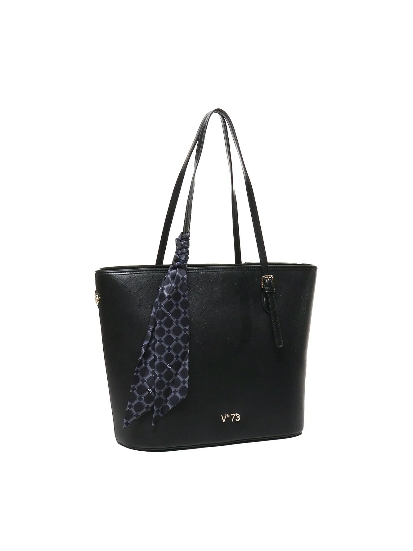 Black Eco Leather Tote Bag