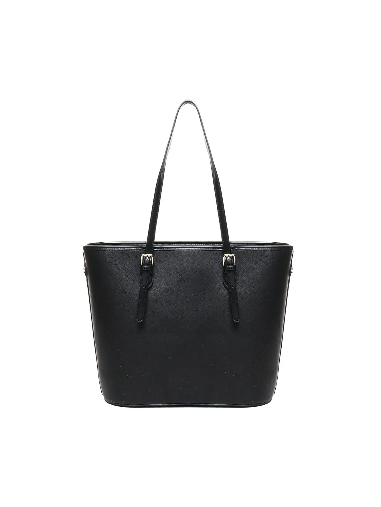 Black Eco Leather Tote Bag