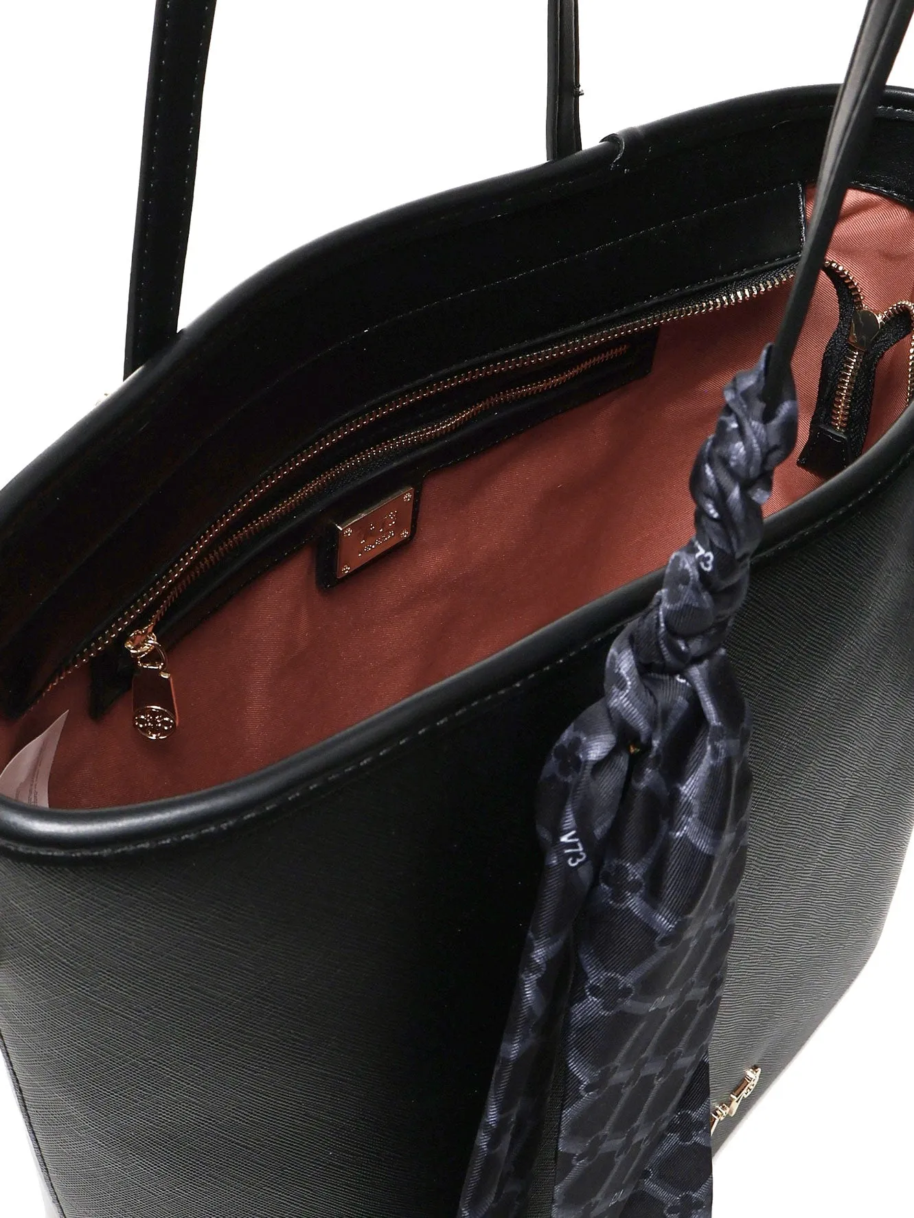 Black Eco Leather Tote Bag