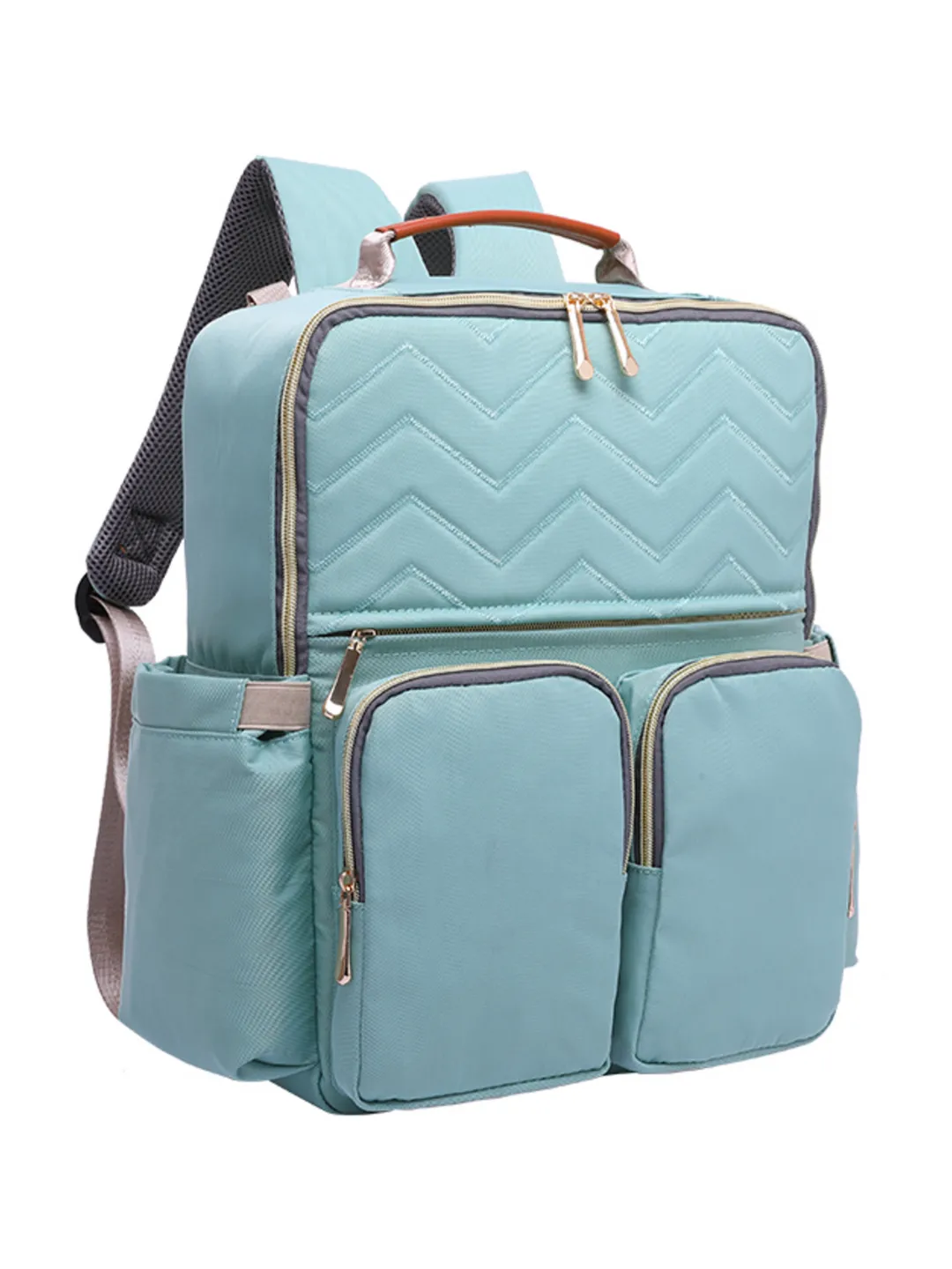 Blue Green Diaper Bag Pack