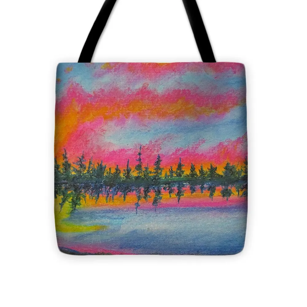 Candycane Sunset - Tote Bag