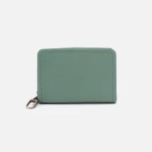 Cass Card Case In Pebbled Leather - Ivy