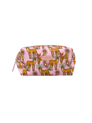 Cosmetic Bag Pink Cheetah