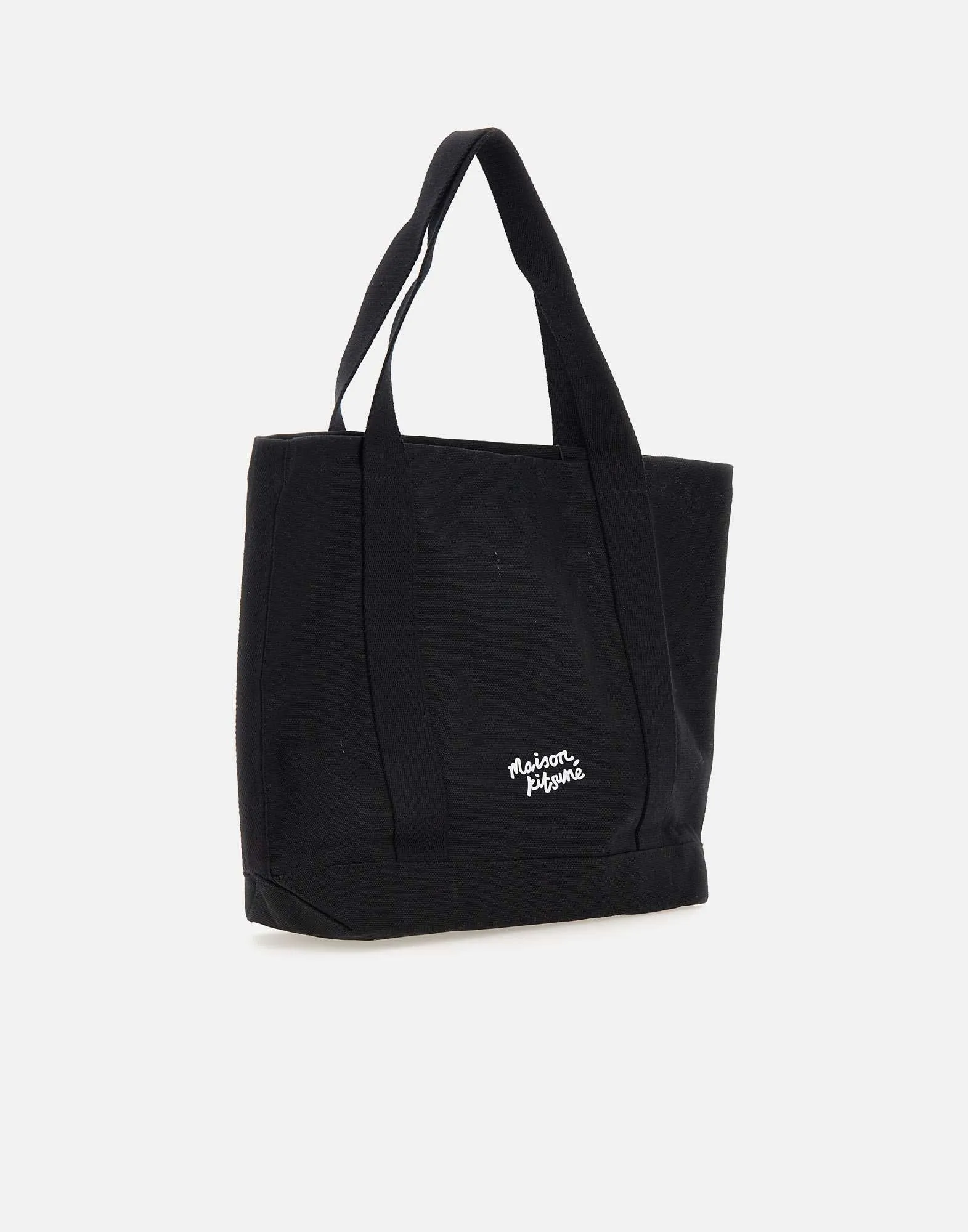 Cotton Shopper Bag with Fox Logo