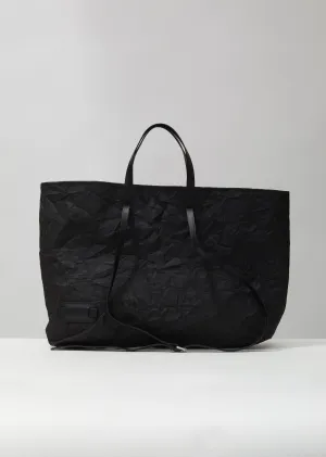 Crinkle Leather Tote