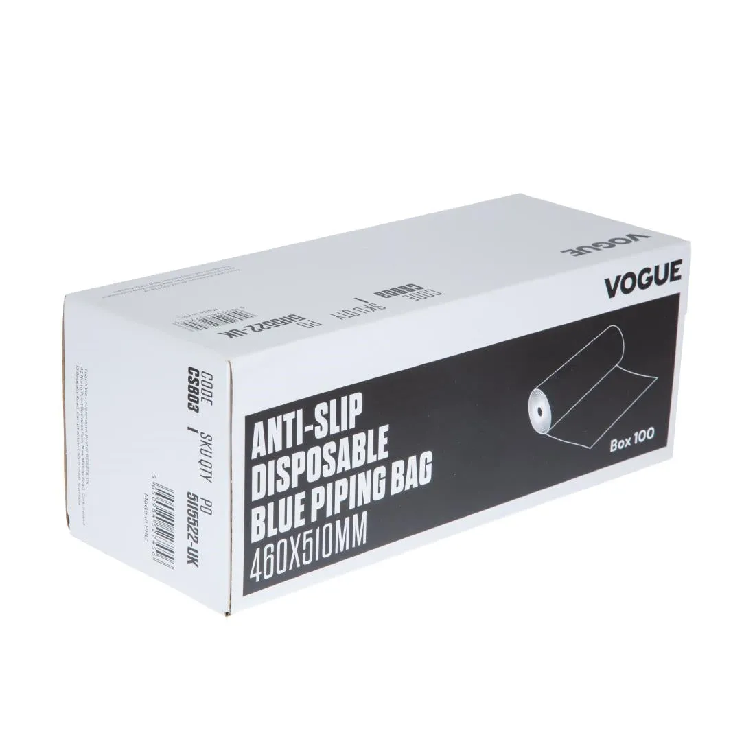 CS803 Vogue Anti Slip Disposable Blue Piping Bags (Pack of 100)