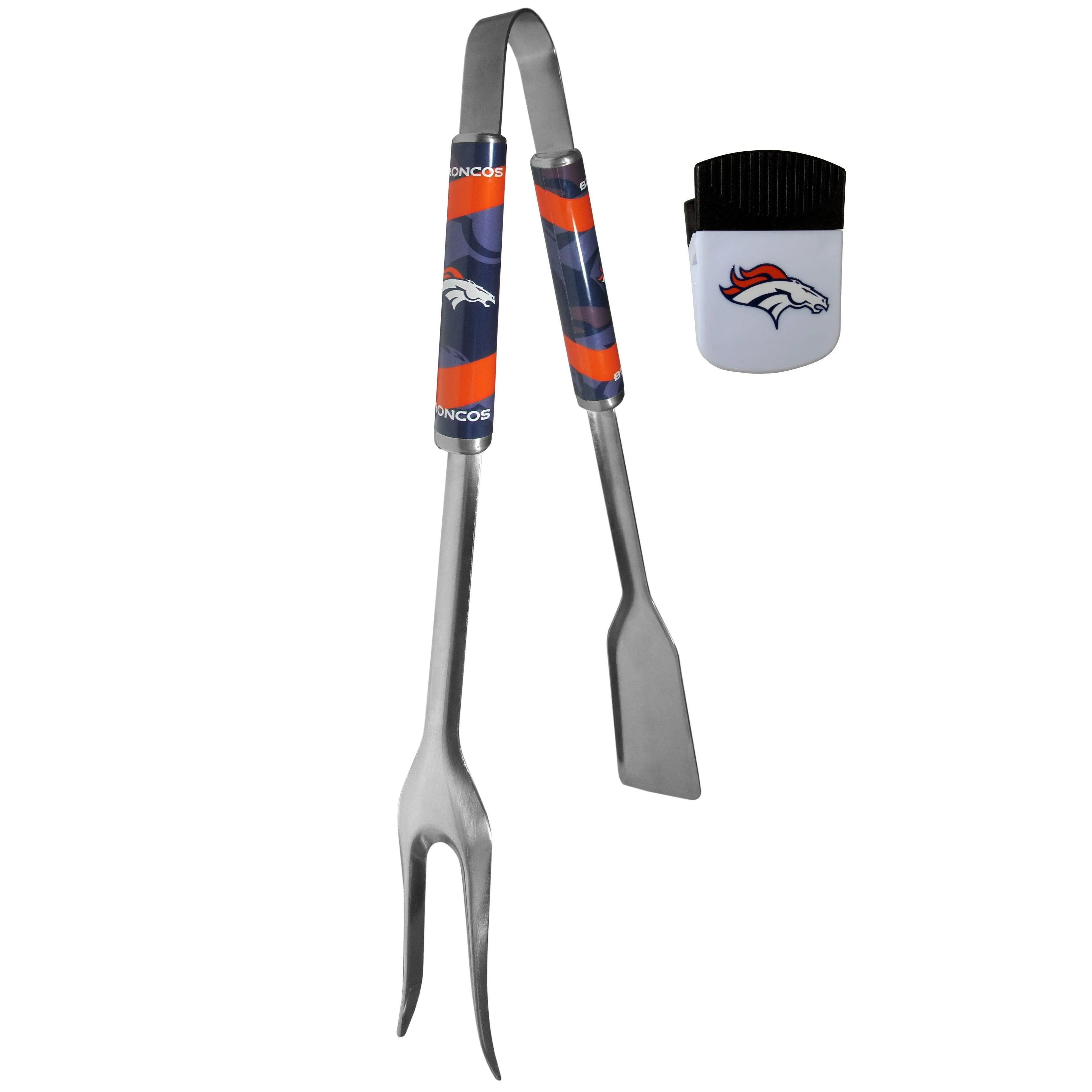 Denver Broncos 3 in 1 BBQ Tool and Chip Clip