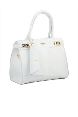 Formal Tote Hand Bags B15133-White