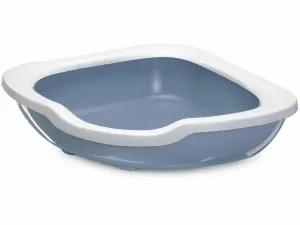 Fred cat Litter box White/Light Blue