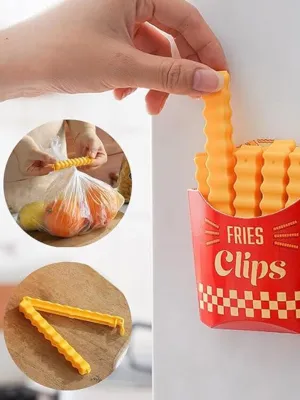 Fries Clips Box Potato Box Yellow