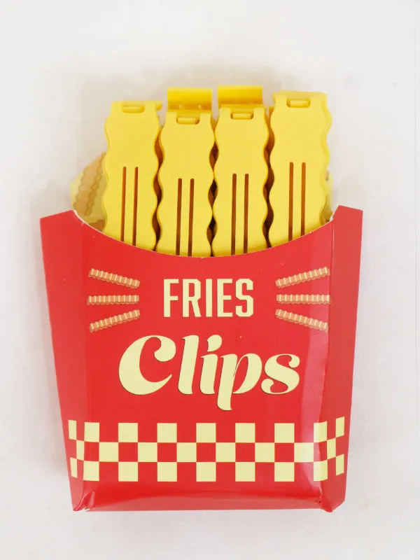 Fries Clips Box Potato Box Yellow