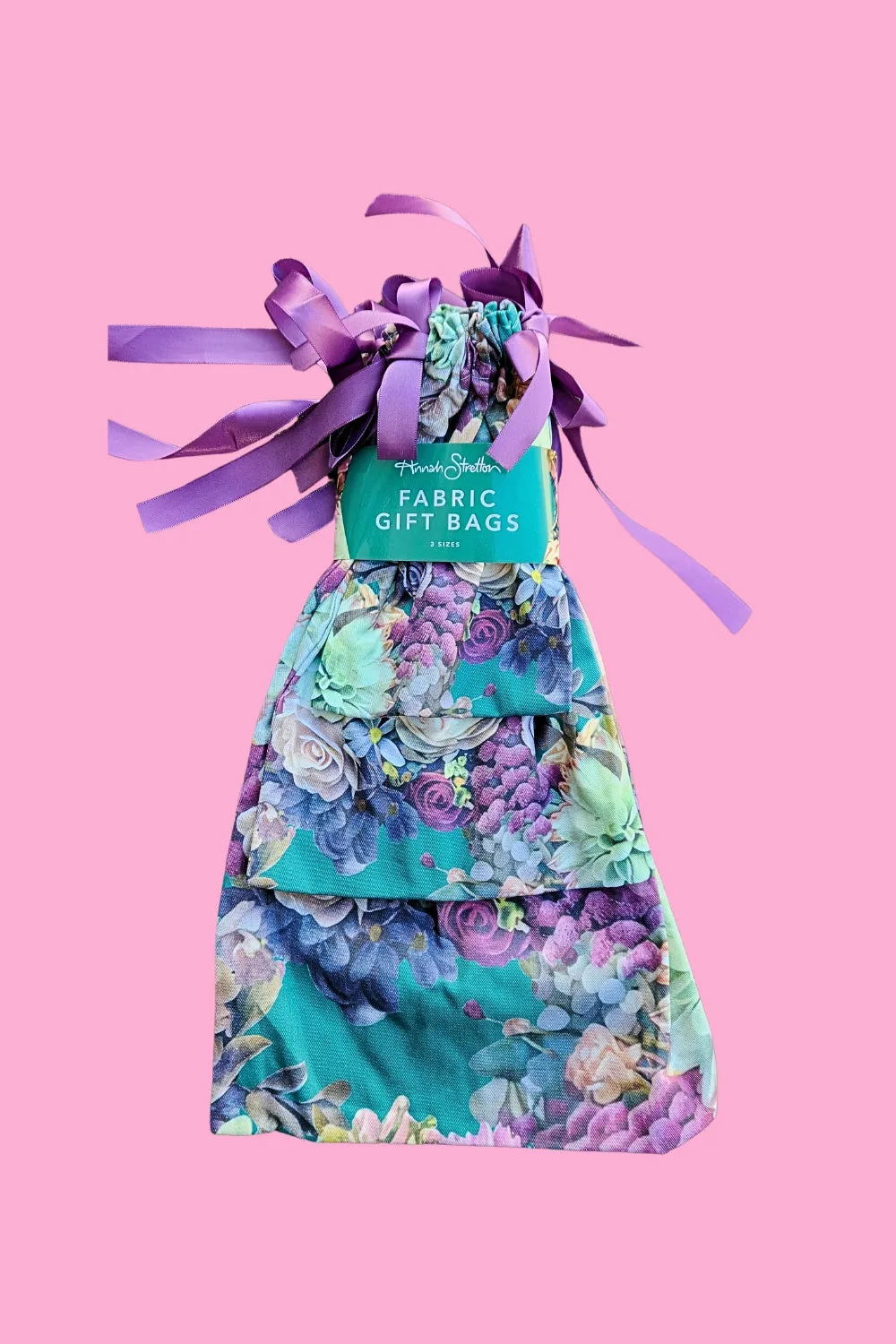 Gift Bag Trio - Teal Peony