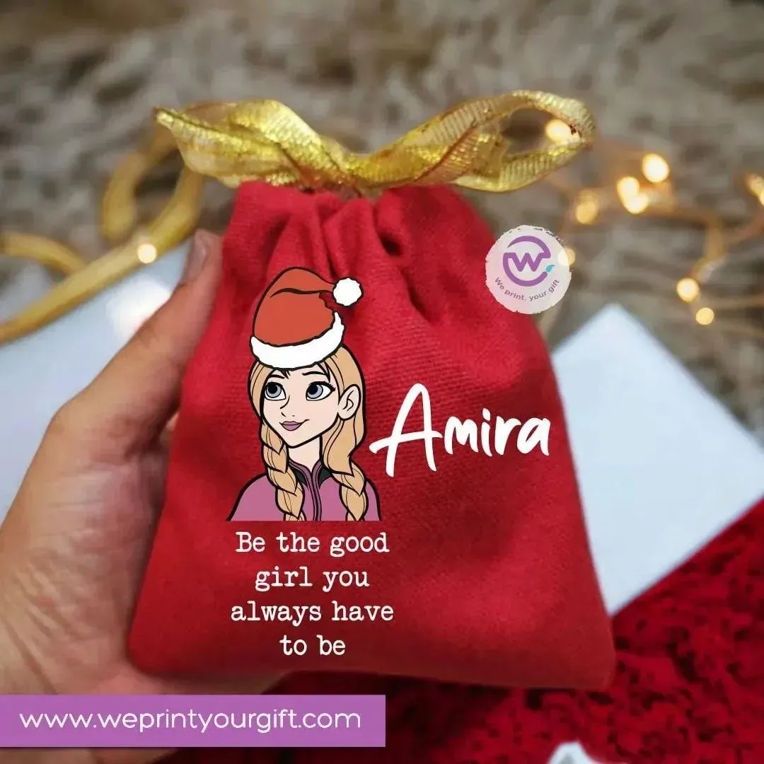 Gift Bags-Merry Christmas -Red