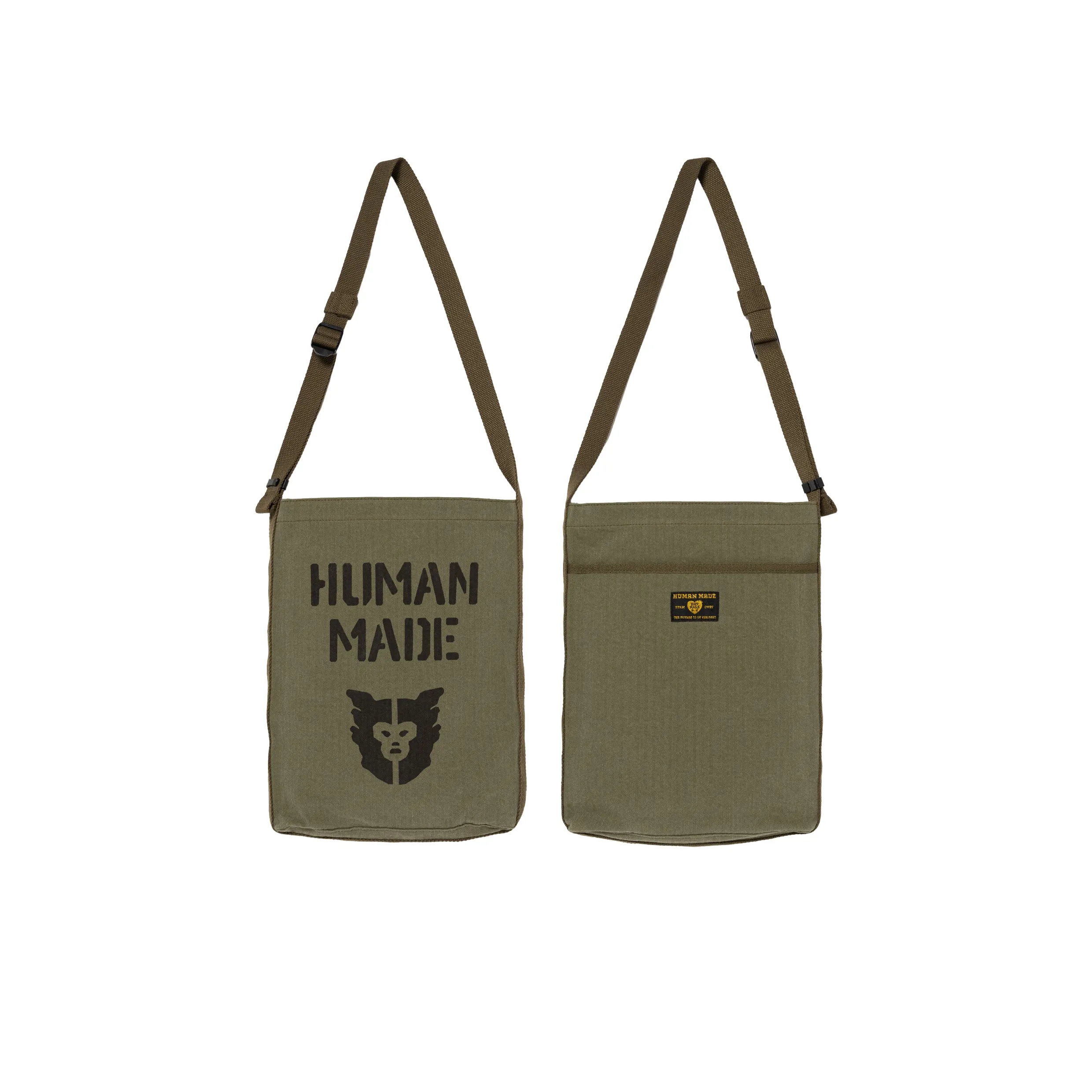 Human Made Shoulder Bag Olive Drab HM28GD010