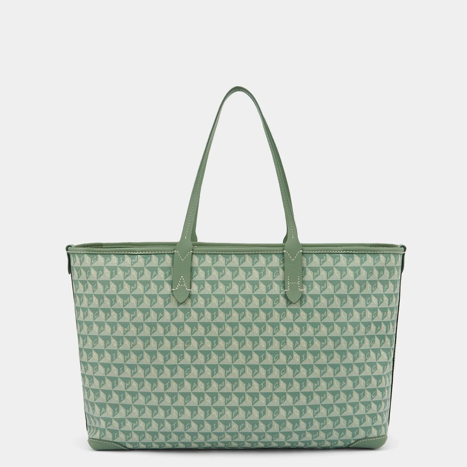 I Am A Plastic Bag Small Eyes Zipped Tote