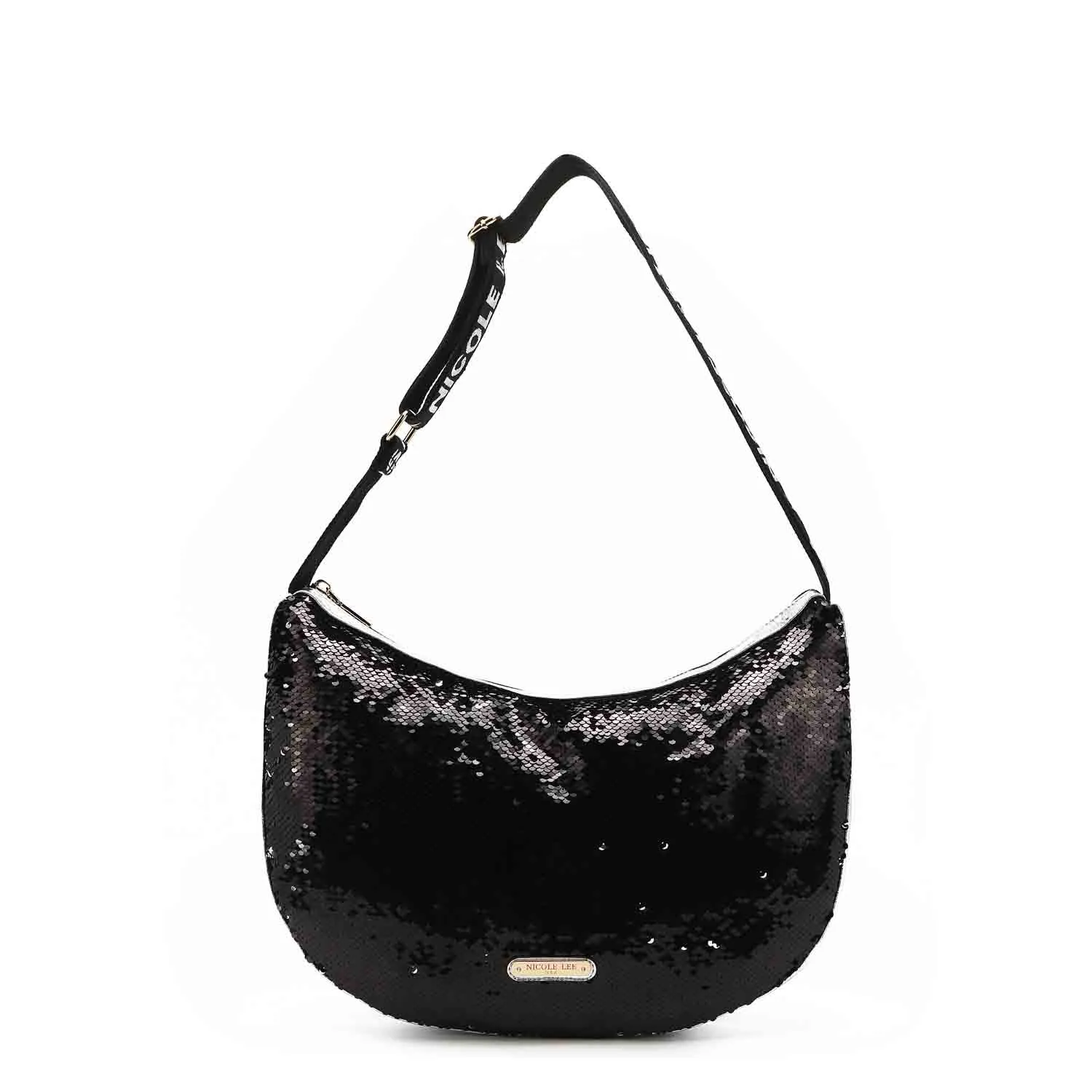 LARGE SEQUIN SHOULDER BAG