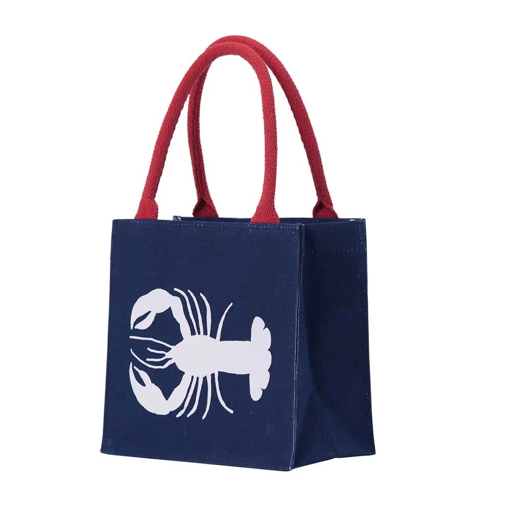 Lobster Navy Reusable Itsy Bitsy Gift Bag