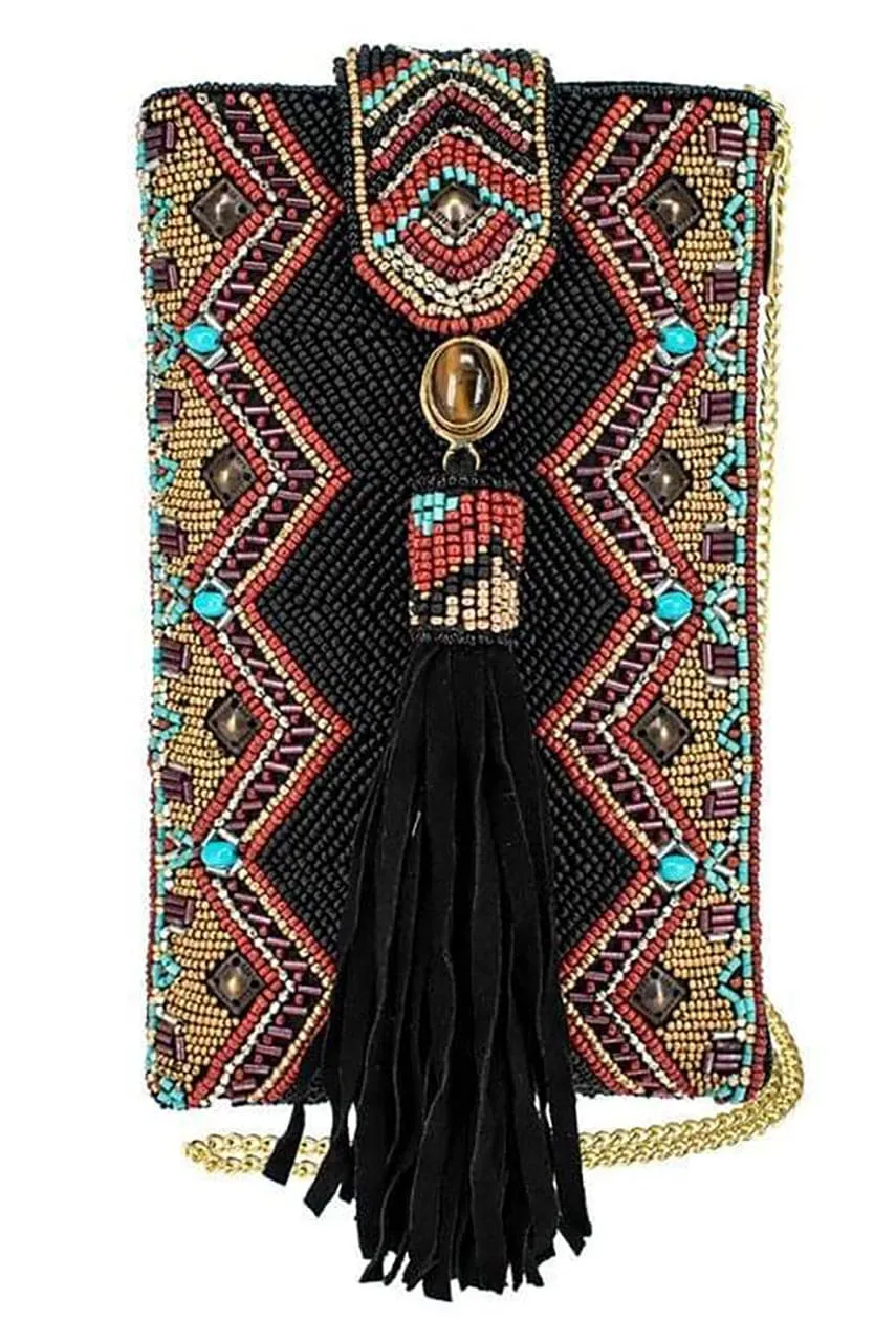 Mary Frances Higher Ground Crossbody Phone Bag