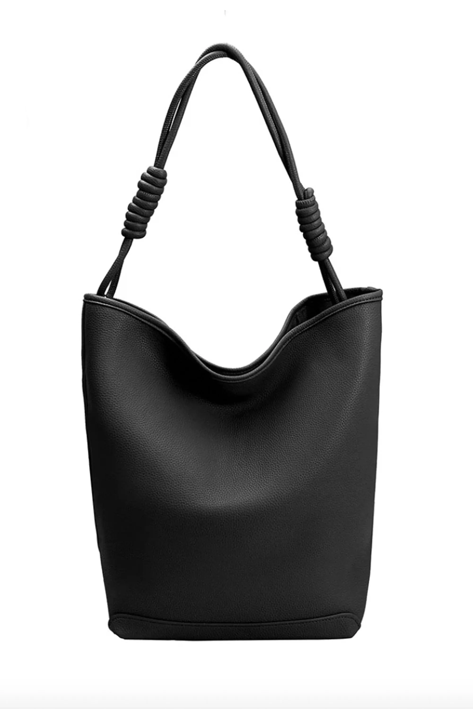 Melie Bianco Adeline Black Large Tote Bag