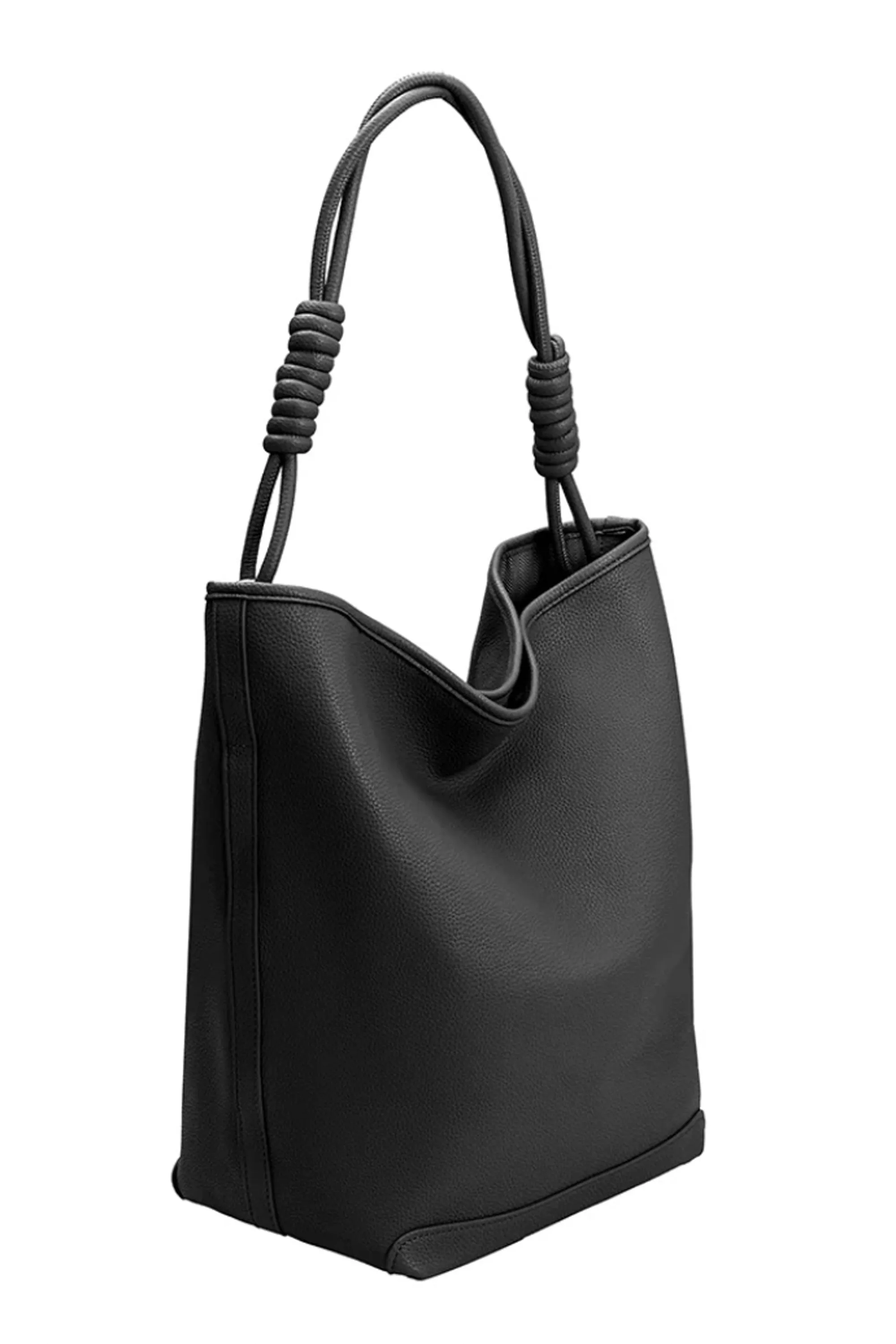 Melie Bianco Adeline Black Large Tote Bag