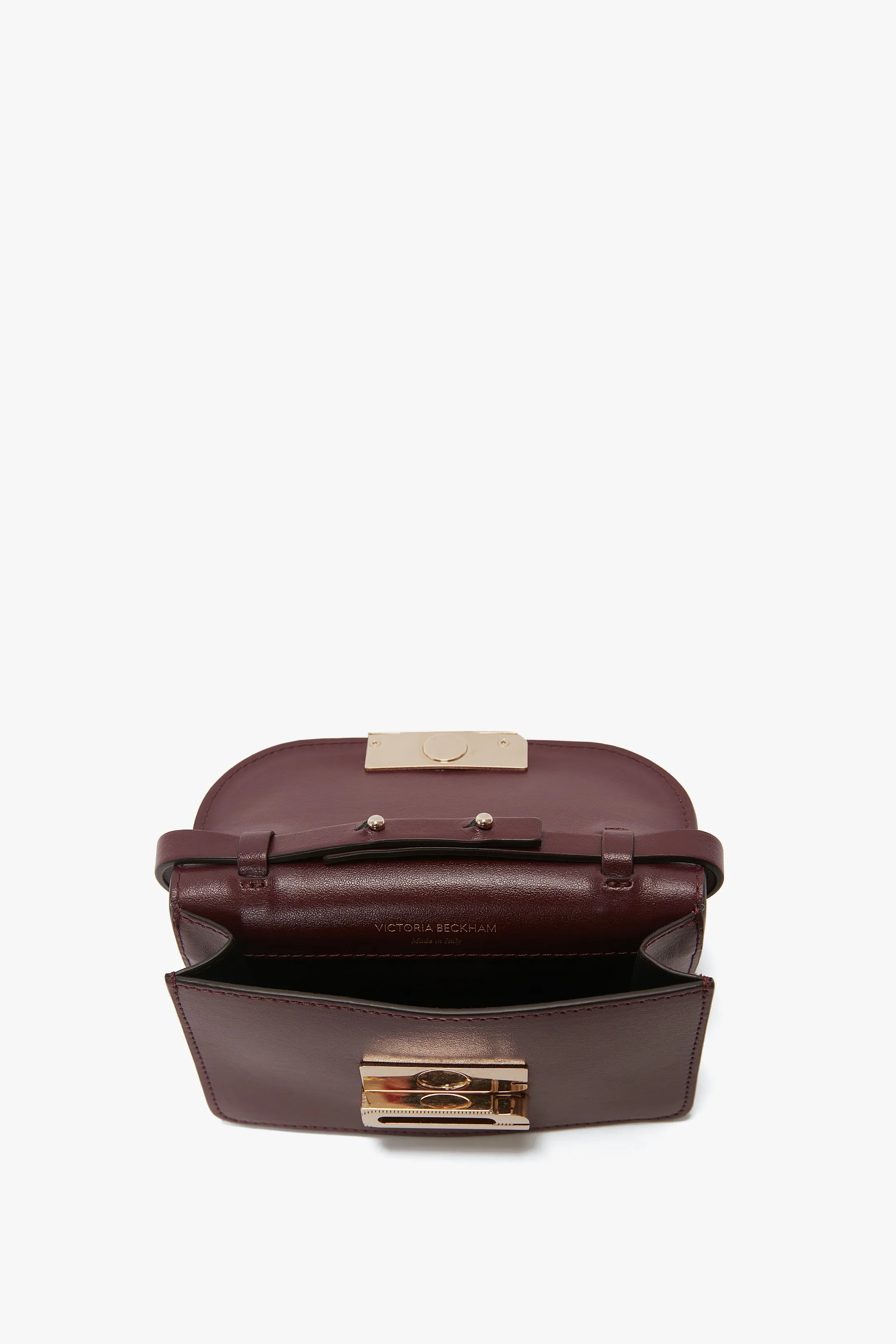 Nano Dorian Bag In Burgundy Smooth Leather