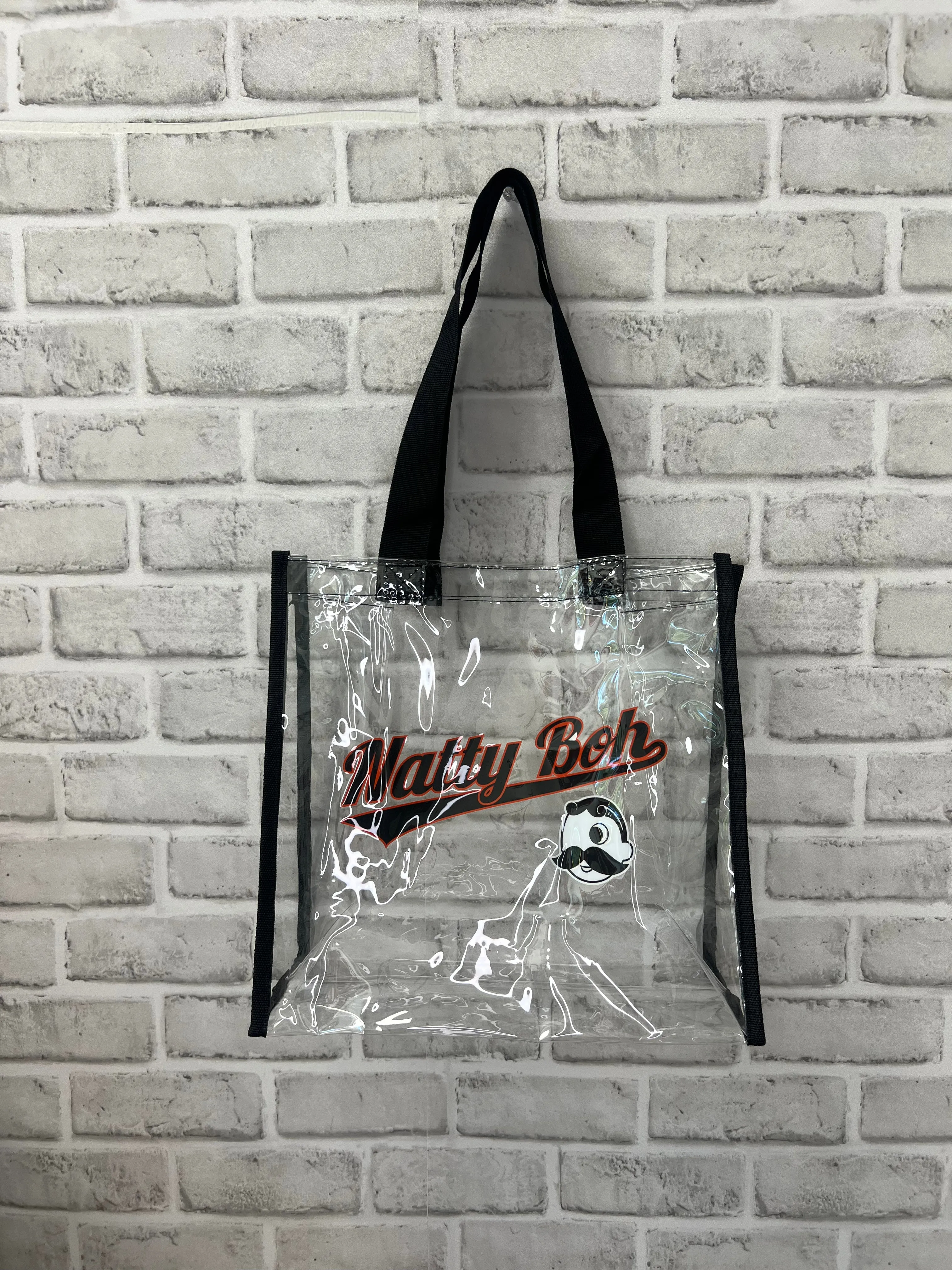 Natty Boh Baseball Script / Clear Bag