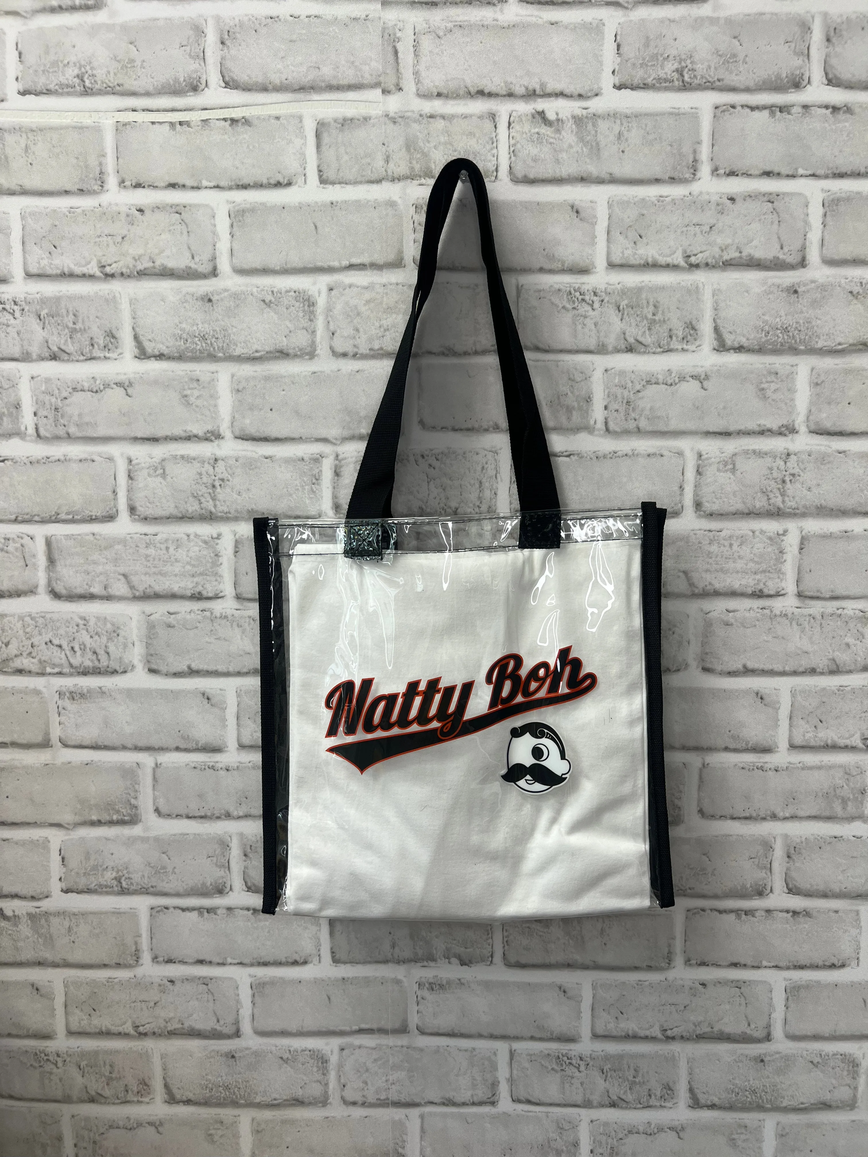 Natty Boh Baseball Script / Clear Bag