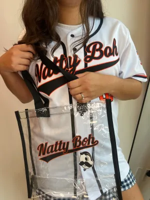 Natty Boh Baseball Script / Clear Bag