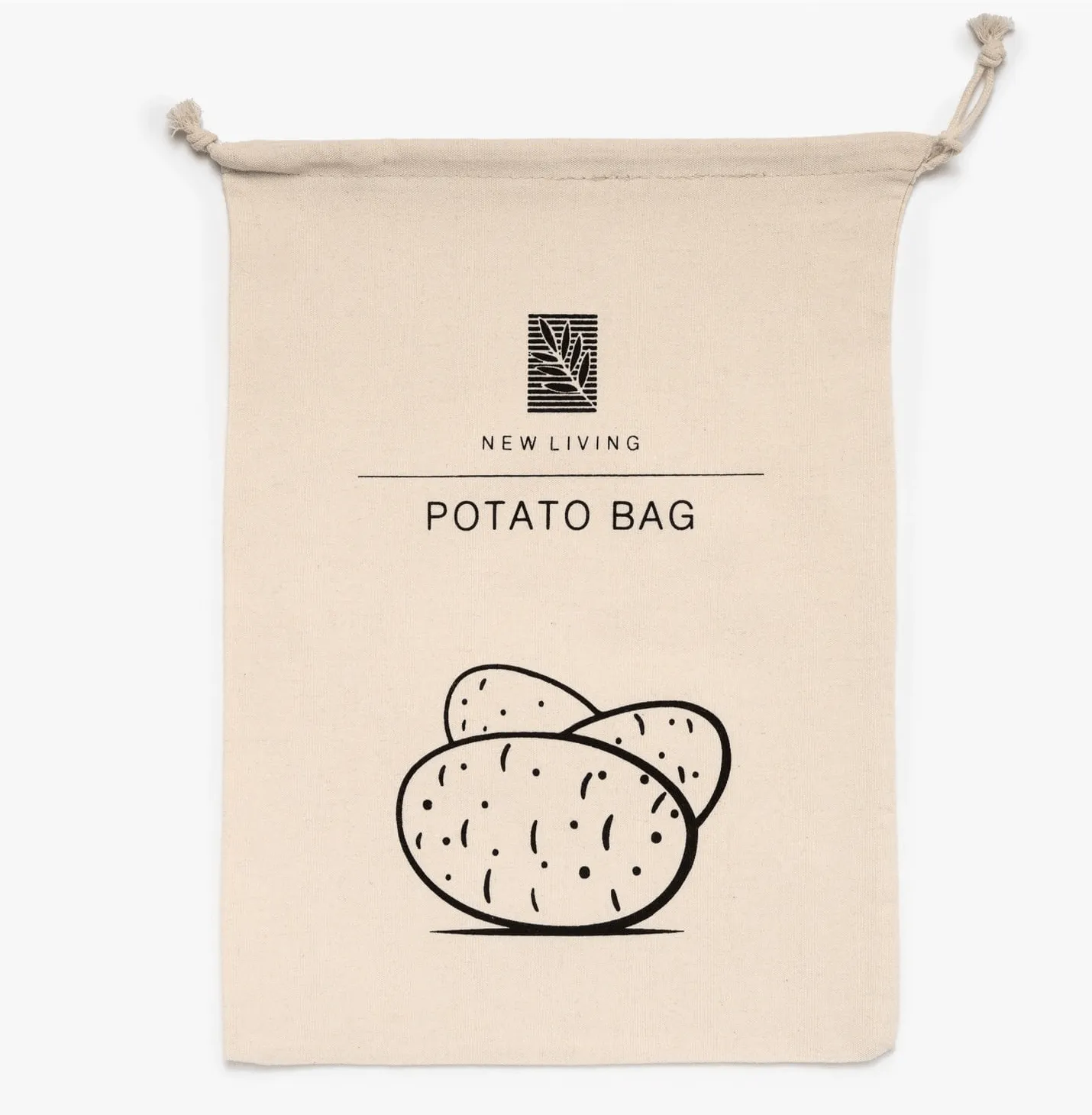 New Living- Reusable Linen cotton Potato Bag