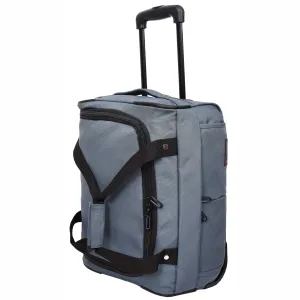 Overnight Wheeled Holdall Travel Bag A405 Grey