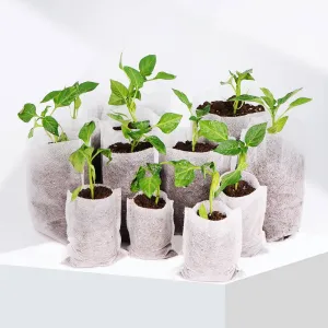 Plant Grow Bags Biodegradable   Eco-Friendly helps your plants grow faster