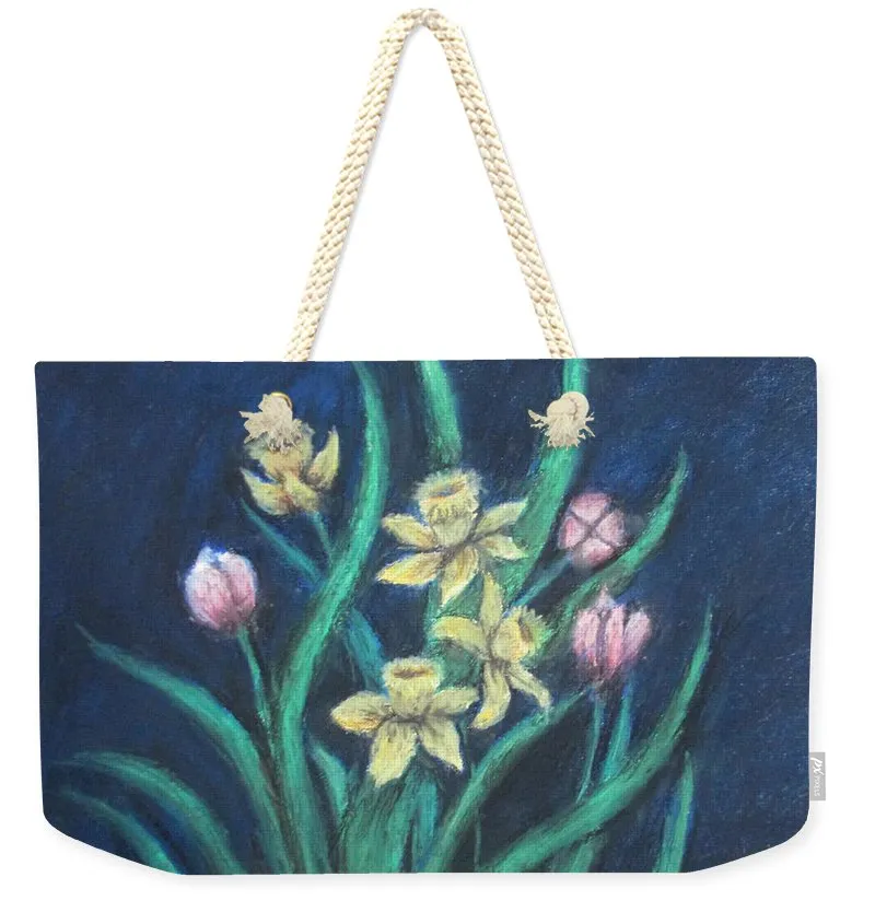 Plush Blooms ~ Weekender Tote Bag