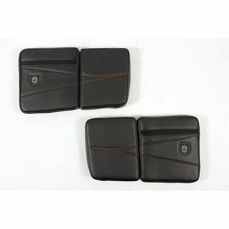 Pro Armor Polaris RZR Stock Rear Door Bags with Knee Pads