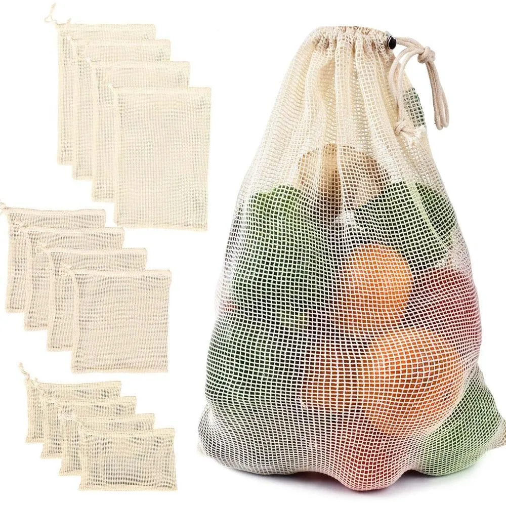 Reusable Cotton Mesh Vegetable bag