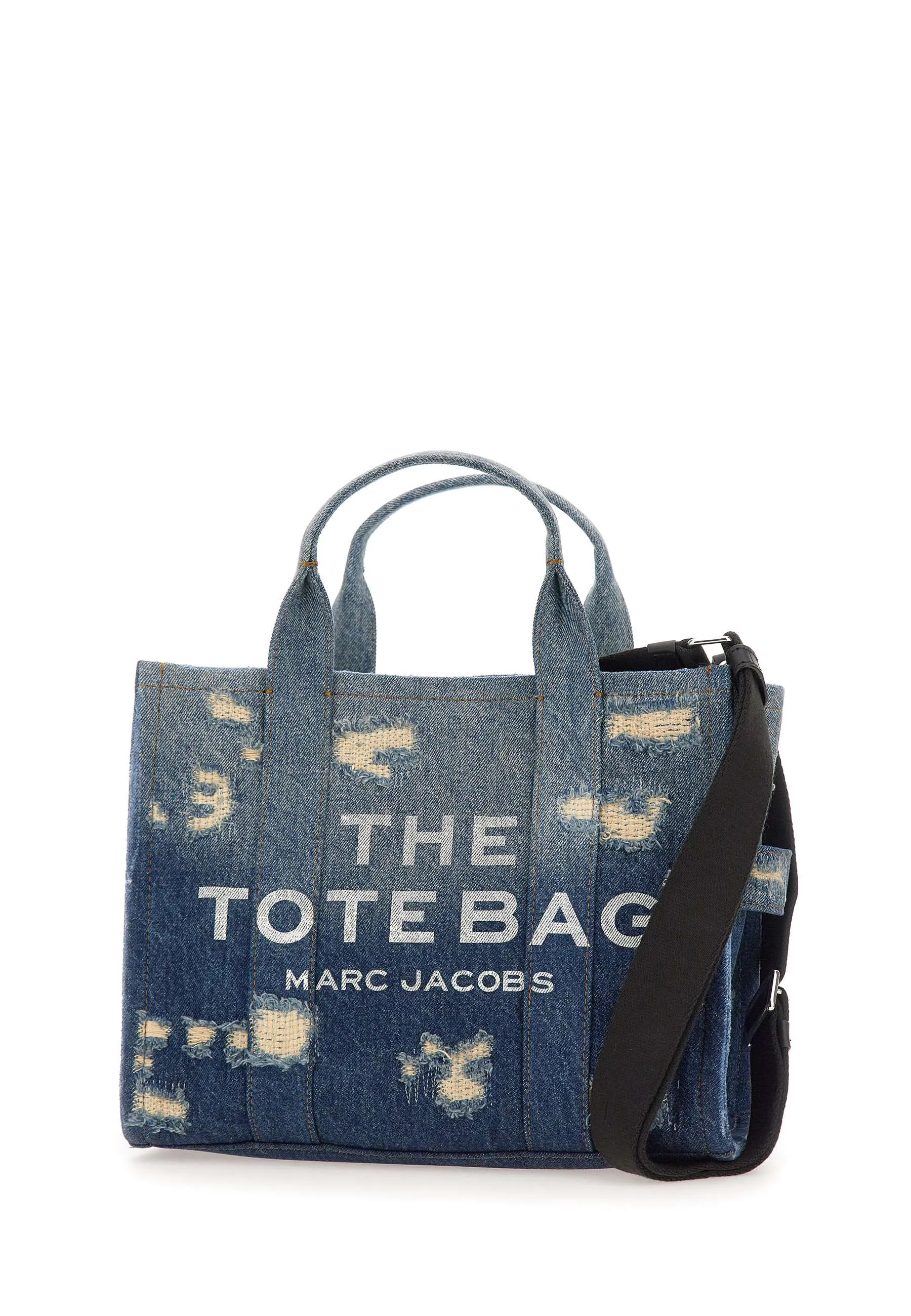 Rip and Repair Denim Tote Bag