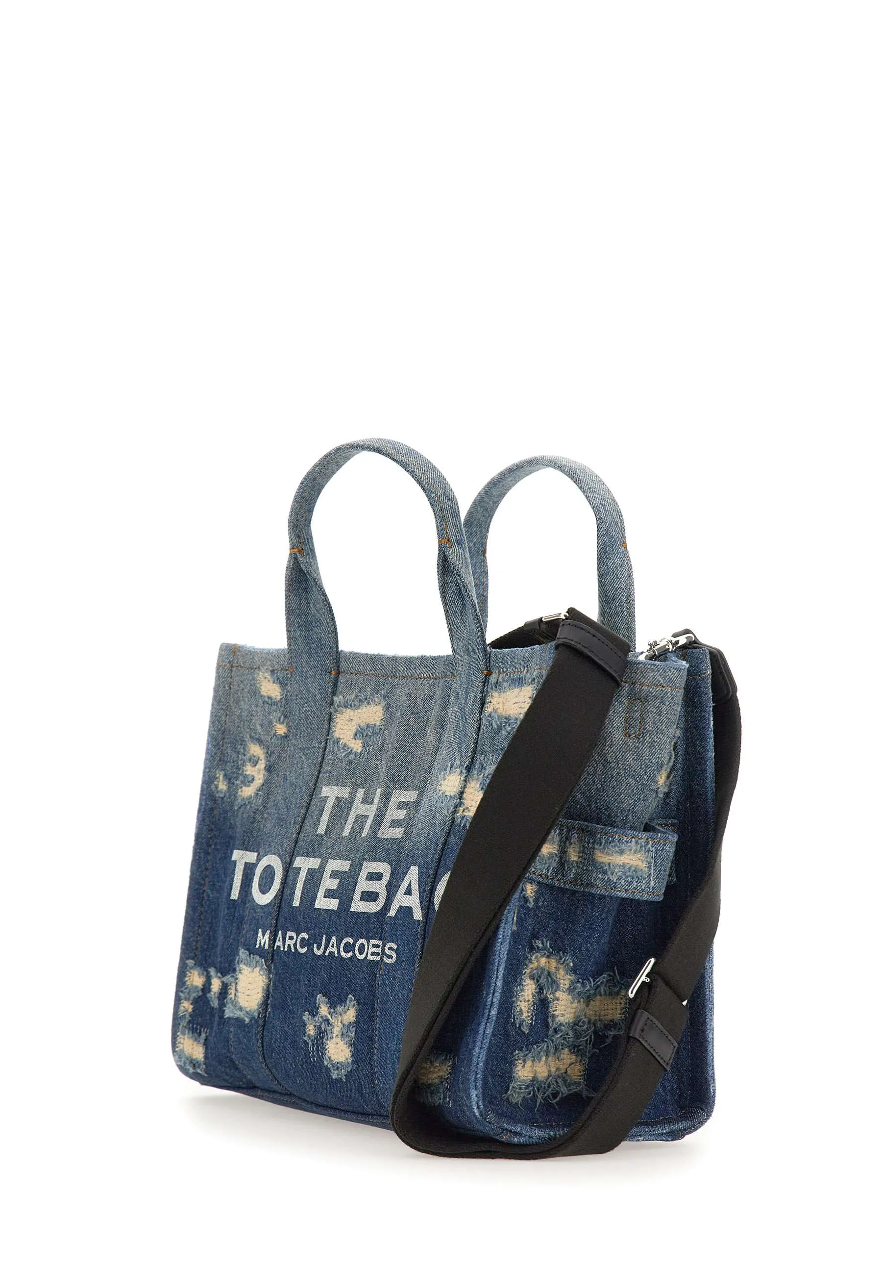 Rip and Repair Denim Tote Bag