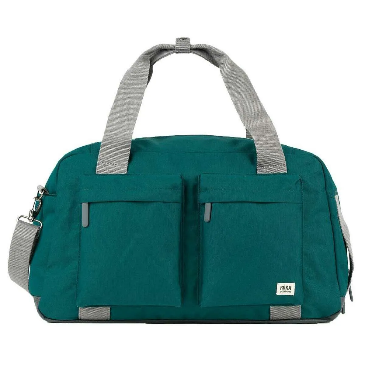 Roka Gatwick Medium Recycled Canvas Duffle Bag - Teal