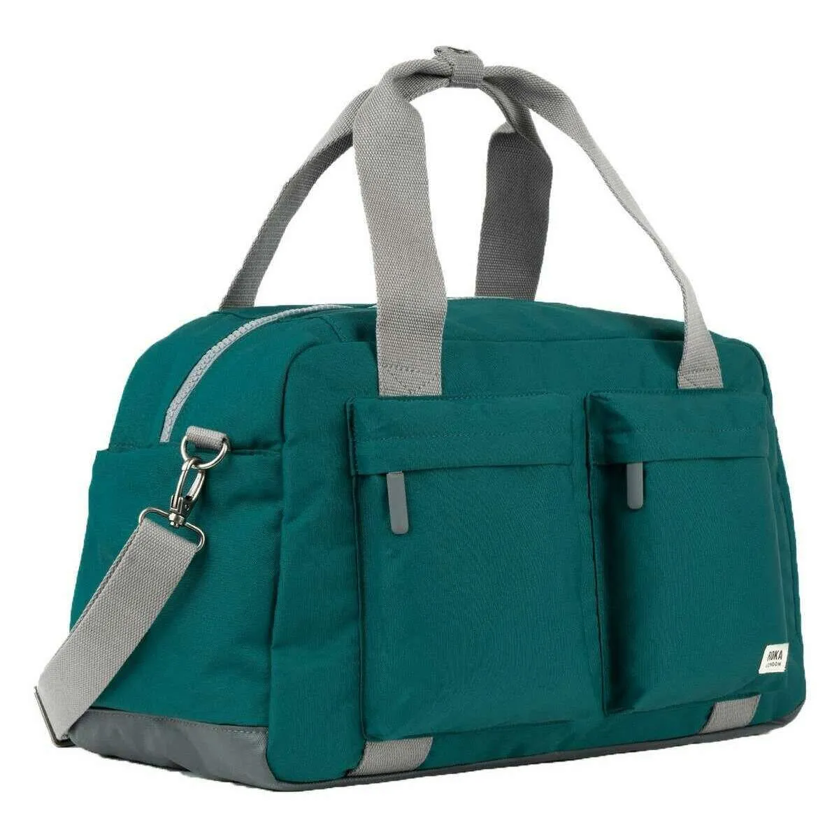 Roka Gatwick Medium Recycled Canvas Duffle Bag - Teal