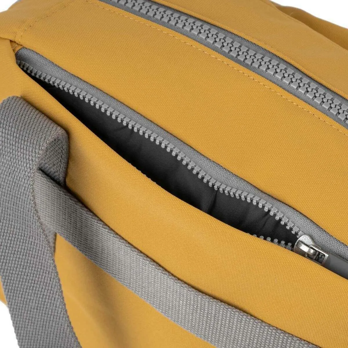 Roka Gatwick Small Recycled Canvas Duffle Bag - Flax Yellow